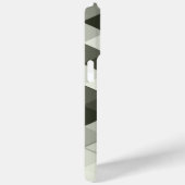 Geometrisch patroon van de driehoek van de celgray Case-Mate iPhone case (Achterkant / Rechts)
