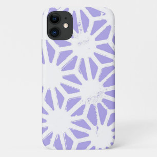 geometrisch patroon van de lavender iPhone 11 hoesje