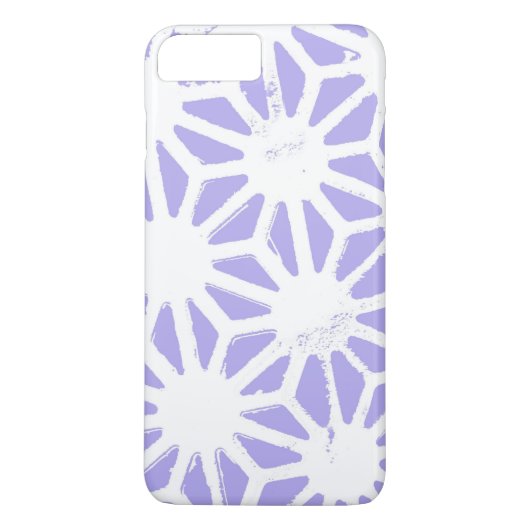 geometrisch patroon van de lavender Case-Mate iPhone case (Achterkant)