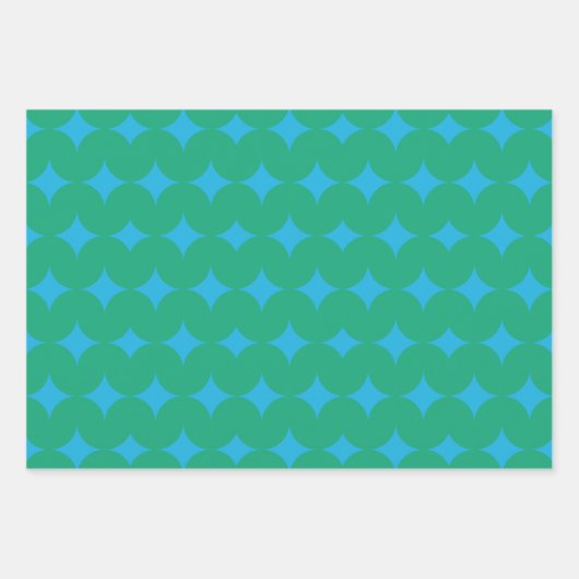 Geometrisch patroon van de middeleeuwse Muur - Gro Inpakpapier Vel (Voorkant 2)