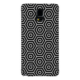 Geometrisch patroon van de textuur van hexagons iPhone 13 hoesje