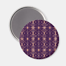 Geometrisch patroon van elkaar kruisende diamantvo