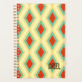 Geometrisch patroon van gepersonaliseerd Abstract  Planner (Voorkant)