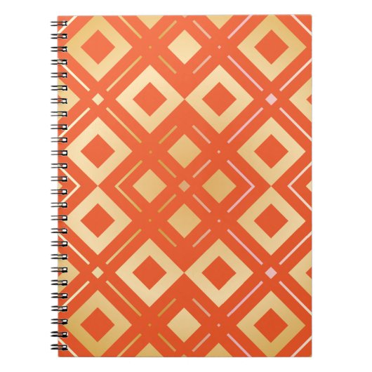 Geometrisch patroon van Kamelia 6 Notitieboek (Voorkant)