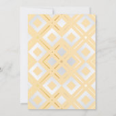Geometrisch patroon van Kamelia 8 Bedankkaart (Achterkant)