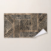 Geometrisch patroon van leopard Fur Texture Bad Handdoek (Handdoek)