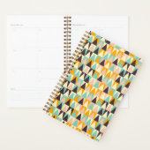 Geometrisch patroon van meer kleurigedriehoeken planner (Display)