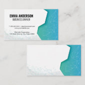 Geometrisch patroon visitekaartje (Voorkant / Achterkant)