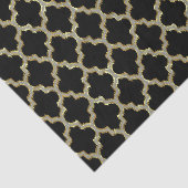 Geometrisch patroon voor zwart-witkoelatrefolie tissuepapier (Detail)