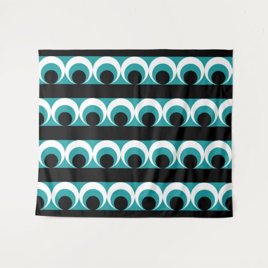 Geometrisch patroon wandkleed (Voorkant (horizontaal))