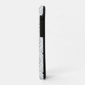Geometrisch patroon zwart-wit art-deco Case-Mate iPhone case (Achterkant/links)