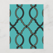 geometrisch patroonrooster briefkaart (Voorkant)