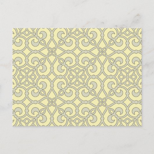 geometrisch patroonrooster briefkaart (Voorkant)