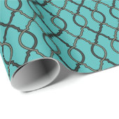 geometrisch patroonrooster cadeaupapier (Rol Hoek)