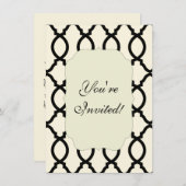 geometrisch patroonrooster kaart (Voorkant / Achterkant)