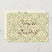 geometrisch patroonrooster kaart (Voorkant / Achterkant)