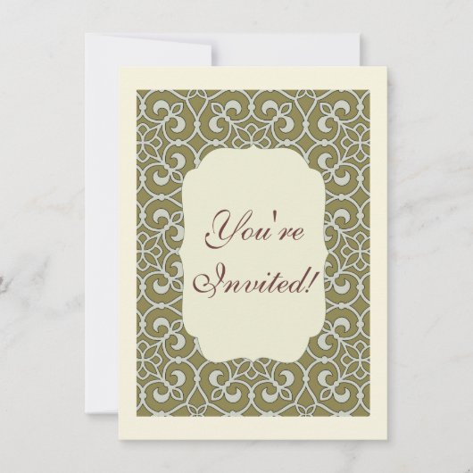 geometrisch patroonrooster kaart (Voorkant)