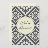 geometrisch patroonrooster kaart (Voorkant / Achterkant)