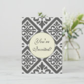 geometrisch patroonrooster kaart (Staand voorkant)