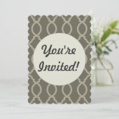 geometrisch patroonrooster kaart (Staand voorkant)