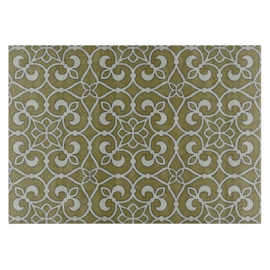 geometrisch patroonrooster snijplank (Voorkant)