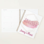 Geometrisch plan voor speciaal schatte projectmana planner (Display)