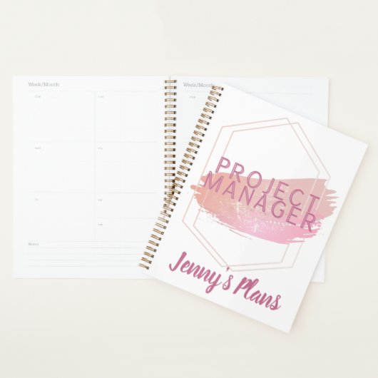 Geometrisch plan voor speciaal schatte projectmana planner (Display)