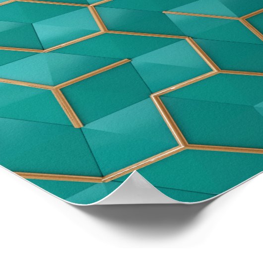 geometrisch poster (Hoek)