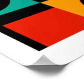 Geometrisch Poster (Hoek)