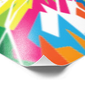 Geometrisch prismatisch ontwerp-32453 foto afdruk (Hoek)