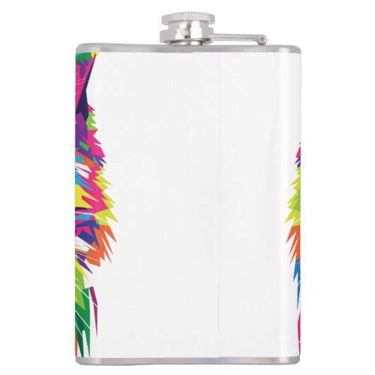 Geometrisch prismatisch ontwerp-32453 heupfles (Achterkant)