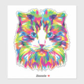 Geometrisch prismatisch ontwerp-32453 sticker (Vel)