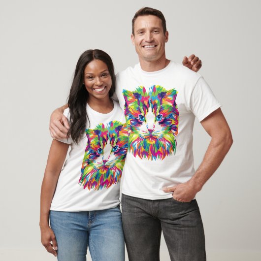 Geometrisch prismatisch ontwerp-32453 t-shirt (Unisex)