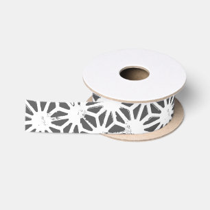 Geometrisch profiel van steenkoolgrijs lint