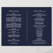 Geometrisch programma Elegant Roos Gold White Flow (Achterkant)