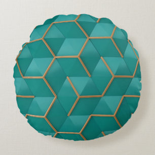 geometrisch rond kussen