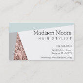 Geometrisch Roos Gold Visitekaartje (Achterkant)