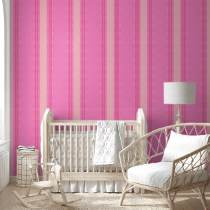 geometrisch roze behang