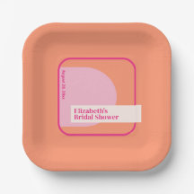 Geometrisch Roze en Oranje