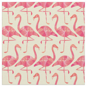 Geometrisch Roze Patroon Stof