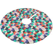 geometrisch, ruitvormig patroon. kerstboom rok (Gekanteld)