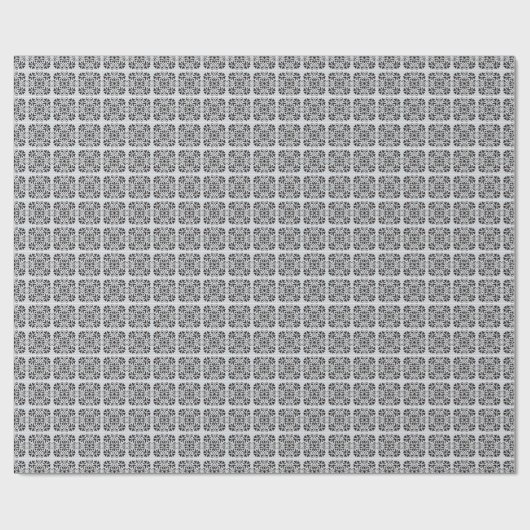 Geometrisch rustig patroonontwerp cadeaupapier (Vlak)