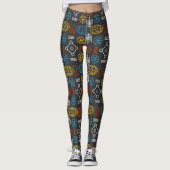 geometrisch scandinavisch leggings (Voorkant)