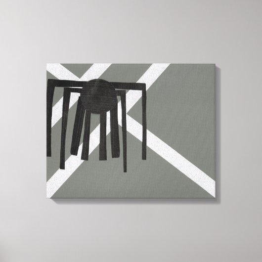 Geometrisch Spin Ontwerp Canvas Afdruk (Voorkant)