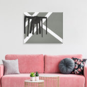Geometrisch Spin Ontwerp Canvas Afdruk (Insitu (Woonkamer))