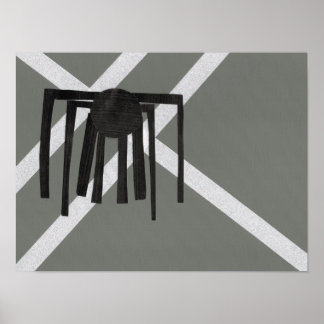 Geometrisch Spin Ontwerp Poster