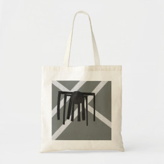 Geometrisch spinnenontwerp tote bag