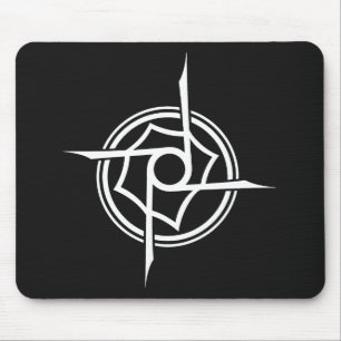 Geometrisch Stam Sigil - Abstract Sterrenembleem Muismat