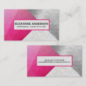 Geometrisch | Steen | Folie Visitekaartje (Voorkant / Achterkant)