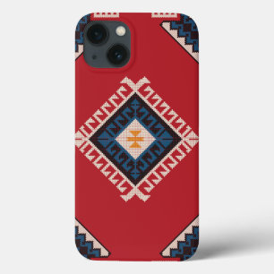 Geometrisch stijlvol klassiek schattig trendy kleu iPhone 13 hoesje